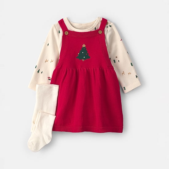 Carter's Holiday Baby Girls 3-pc. Dress Set
