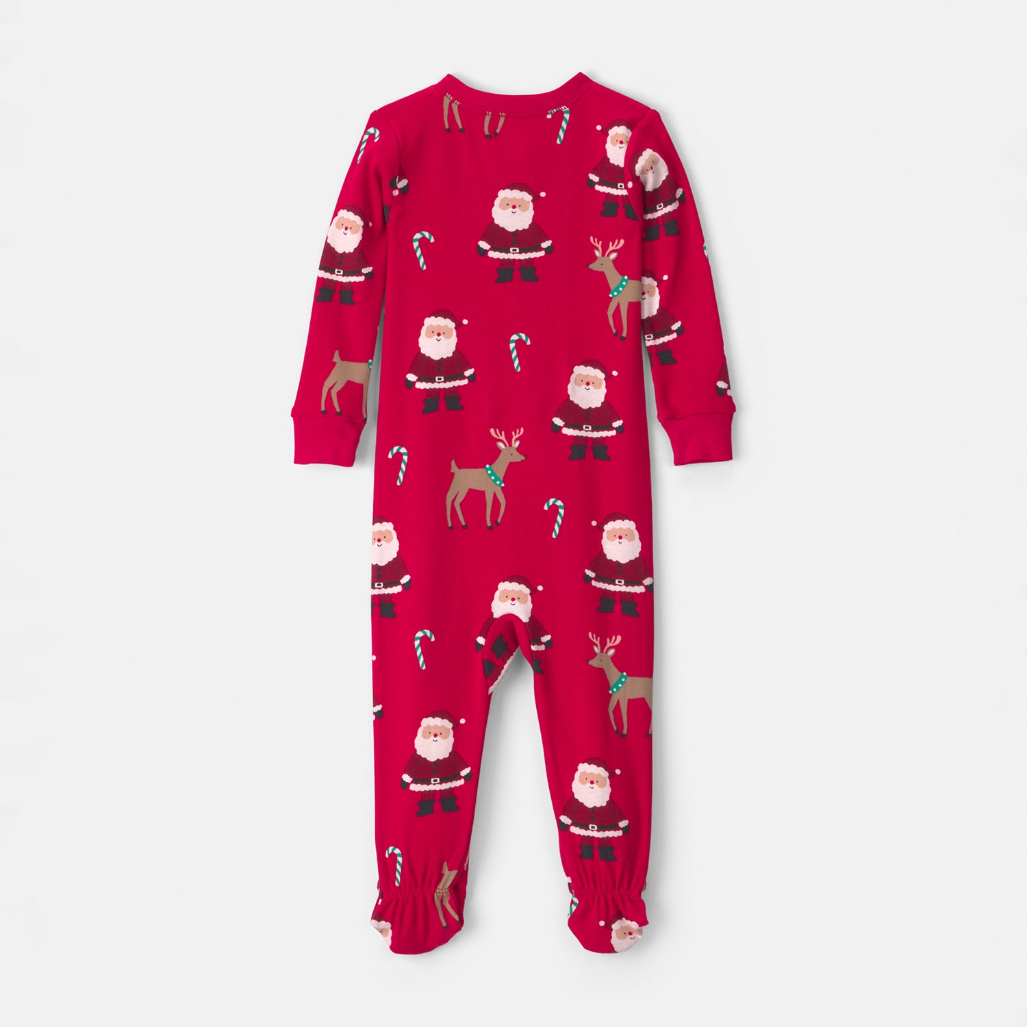 Carter's Baby Unisex Rib Crew Neck Long Sleeve One Piece Pajama