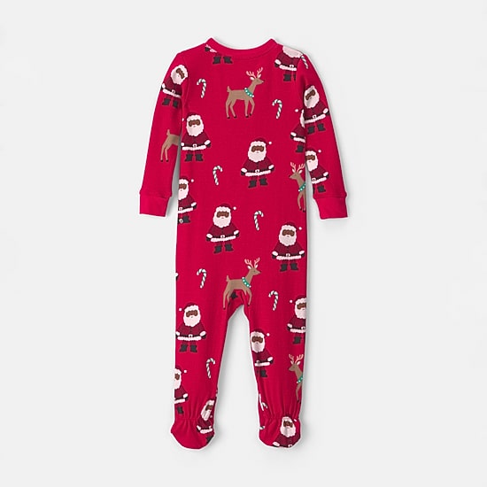 Carter's Family Matching Baby Unisex Rib Crew Neck Long Sleeve One Piece Pajama