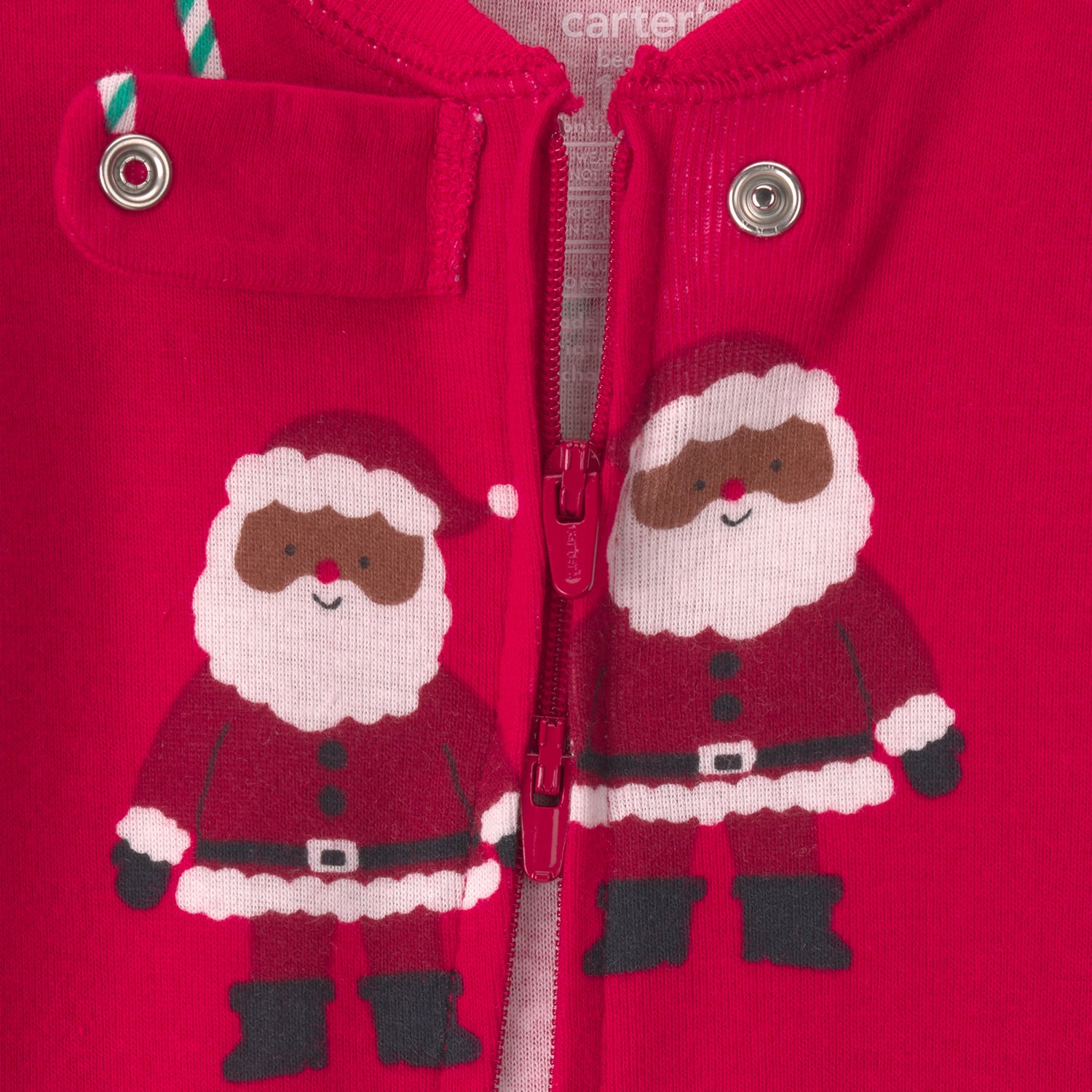 Carter's Family Matching Baby Unisex Rib Crew Neck Long Sleeve One Piece Pajama