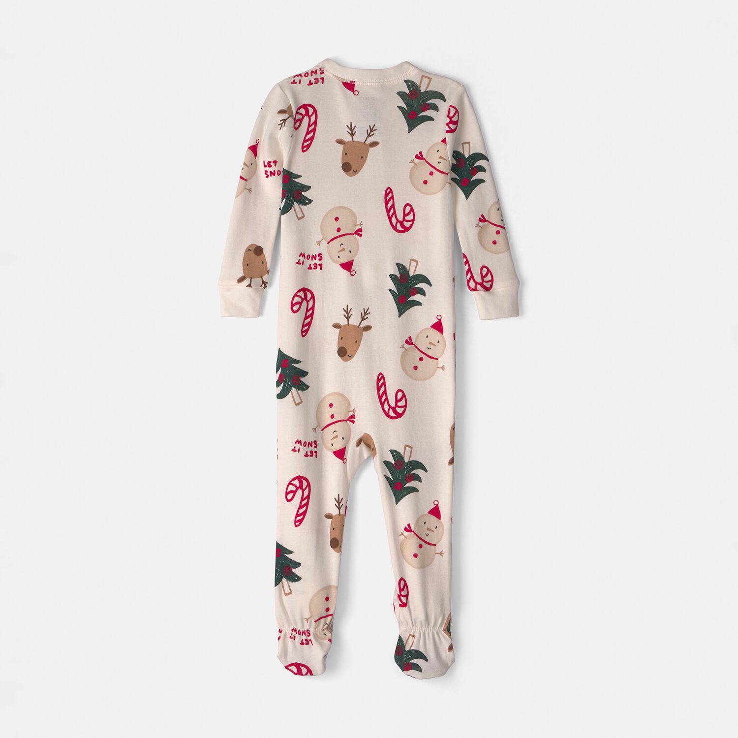Carter's Baby Unisex Rib Crew Neck Long Sleeve One Piece Pajama