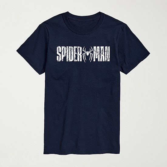 Brand New Day Web Logo Mens Crew Neck Short Sleeve Regular Fit Spiderman Big and Tall Graphic T-Shirt
