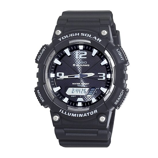 Casio Mens Black Strap Watch Aq-S810w-1avcf