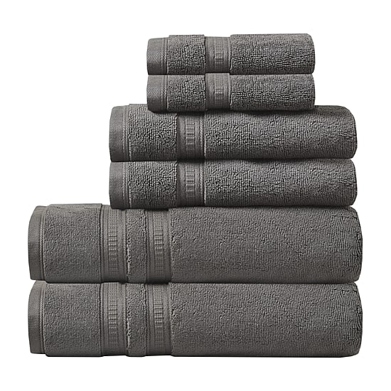 Beautyrest Plume 100% Cotton Feather Touch Antimicrobial Treated 6-pc Towel Set