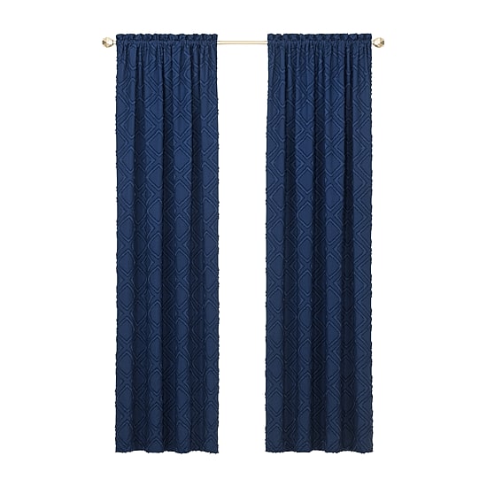 Achim Blake Rod Pocket Light-Filtering Single Curtain Panel