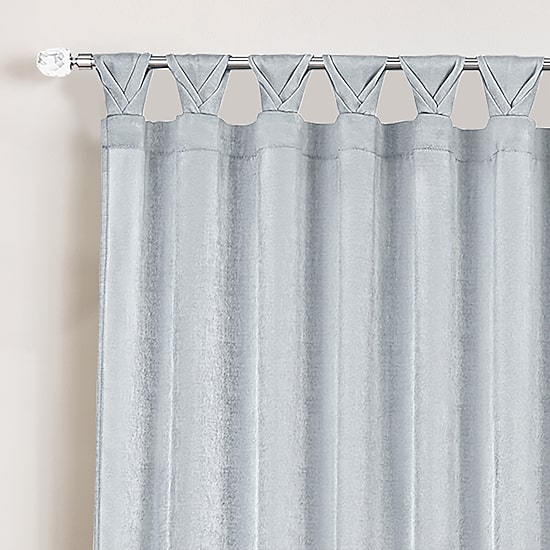 Achim Peri Tulip Tab Top Light-Filtering Single Curtain Panel