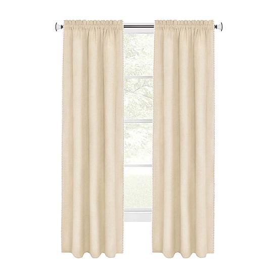 Achim Kendal Rod Pocket Light-Filtering Single Curtain Panel