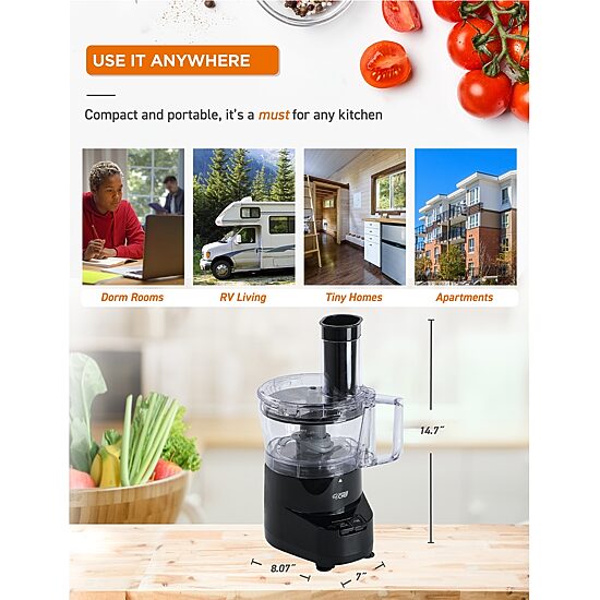 Commercial Chef 4-Cup Food Processor