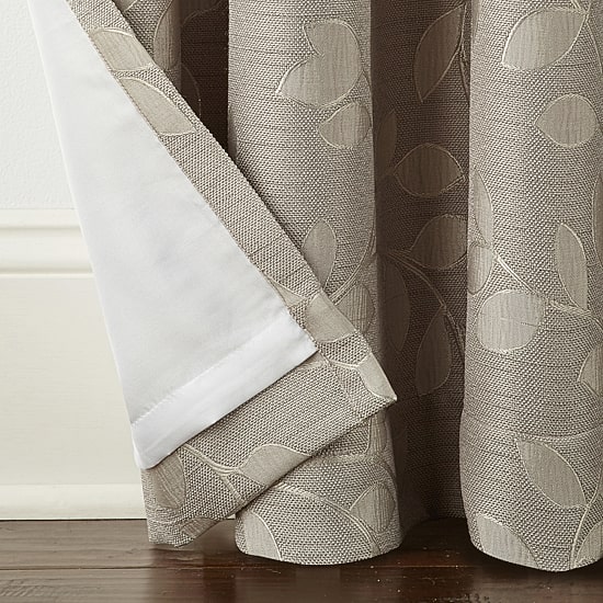 Linden Street Gwen Leaf Grommet Top Light-Filtering Single Curtain Panel