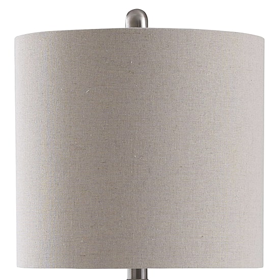 Stylecraft 12 W Gray Washed Ceramic Table Lamp