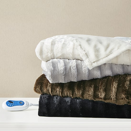 Beautyrest Heated Washable Electric Lightweight Throw