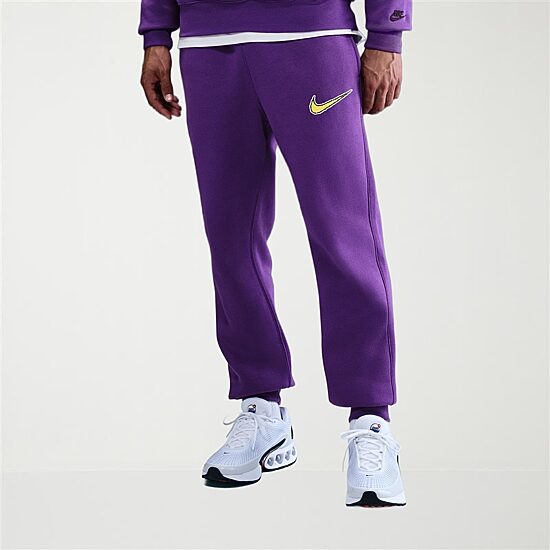 Nike Mens Cuffed Mid Rise Regular Fit Fleece Active Jogger Pant