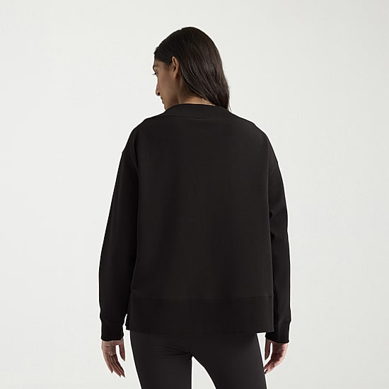 PUMA Womens V Neck Long Sleeve Sweatshirt
