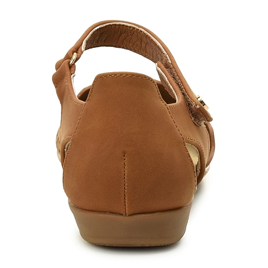 TARYN by TARYN ROSE Puncha Womens Round Closed Toe Ballet Flats