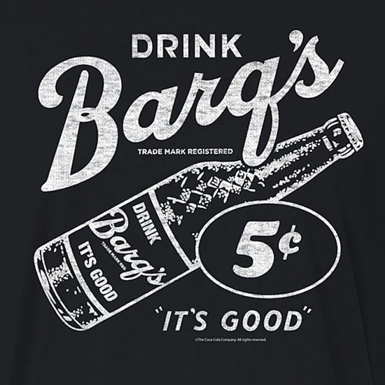 Barq'S Rootbeer Cropped Tee Womens Juniors Crew Neck Short Sleeve Regular Fit Graphic T-Shirt