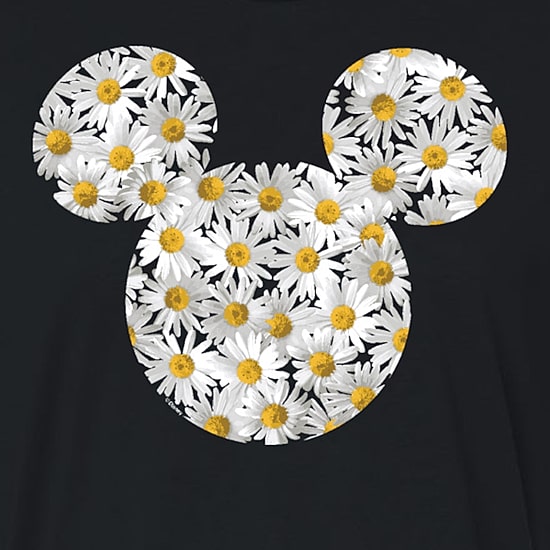 Womens Juniors Crew Neck Short Sleeve Regular Fit Mickey and Friends Mickey Mouse Graphic T-Shirt