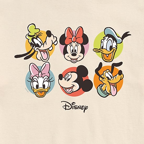 Disney Womens Juniors Crew Neck Short Sleeve Regular Fit Mickey and Friends Minnie Mouse Graphic T-Shirt