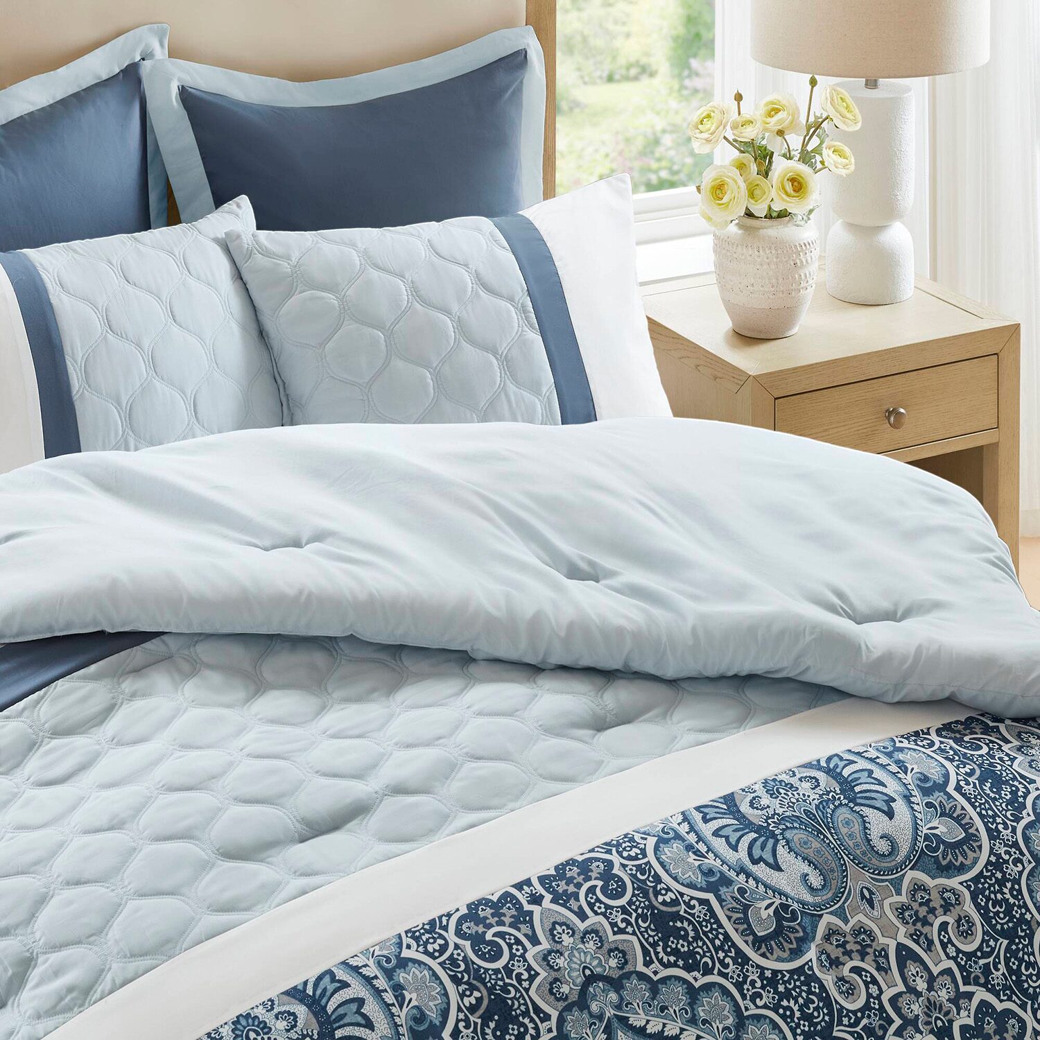 510 Design Josefina 8-pc. Midweight Embroidered Comforter Set