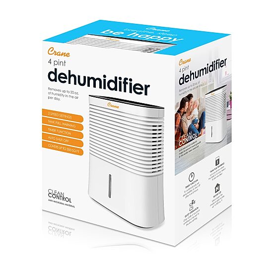 Crane Compact 4 Pint Dehumidifier