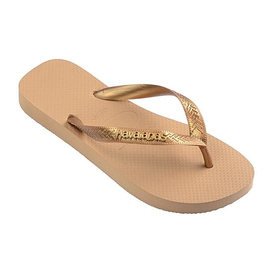 Havaianas® Womens Top Logo Metallic Flip-Flops