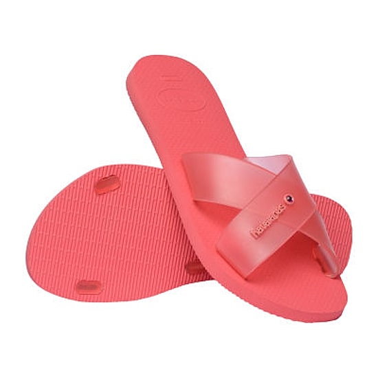 Havaianas® Womens Aqua Jelly Slide Sandals