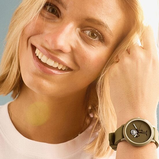 Speidel Unisex Adult Green Strap Watch 60930011