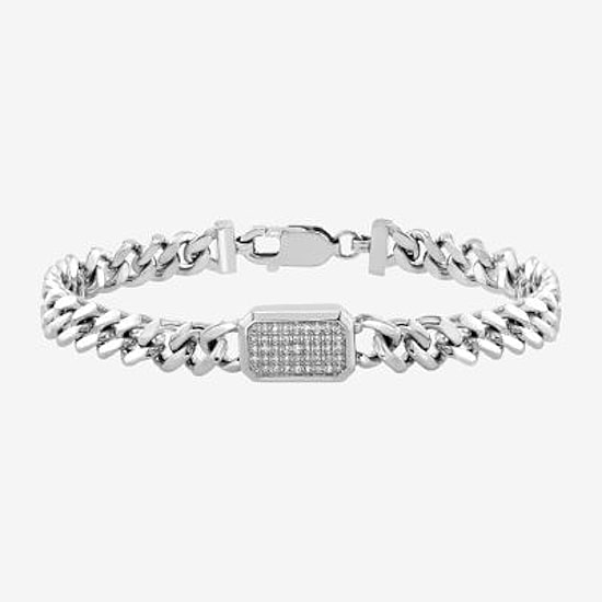 Effy Final Call Limited Quantities! Mens Sterling Silver 8 1/2 Inch Chain Bracelet