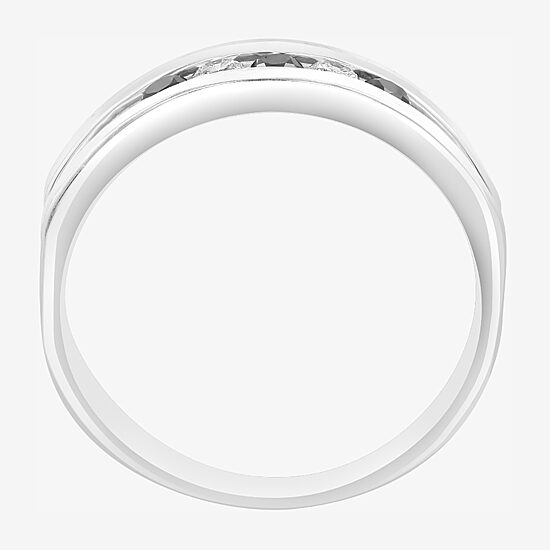 Effy Final Call Limited Quantities! Mens 1/2 CT. T.W. Genuine Black Diamond Sterling Silver Fashion Ring