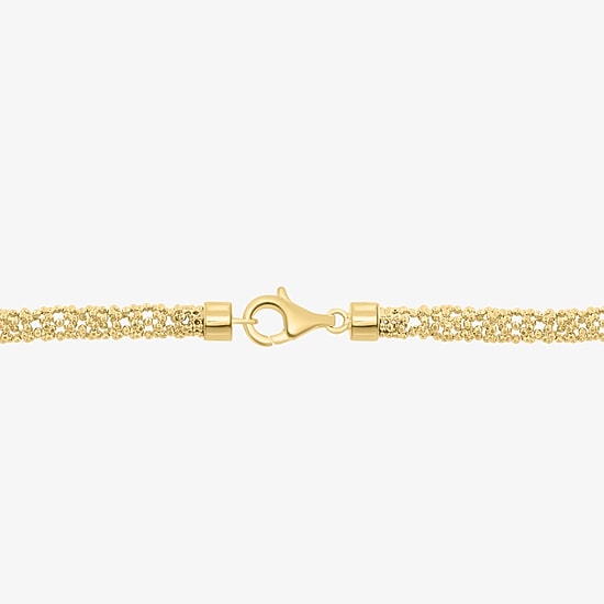 Effy Final Call Limited Quantities! Womens 14K Gold Over Silver 24 Inch Mesh Chain Necklace