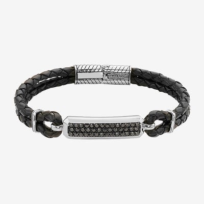 Effy Final Call Limited Quantities! Mens Sapphire Sterling Silver Cord Bracelet