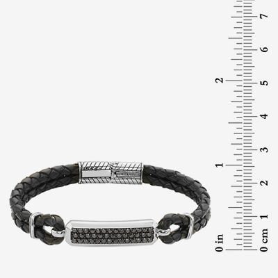 Effy Final Call Limited Quantities! Mens Sapphire Sterling Silver Cord Bracelet