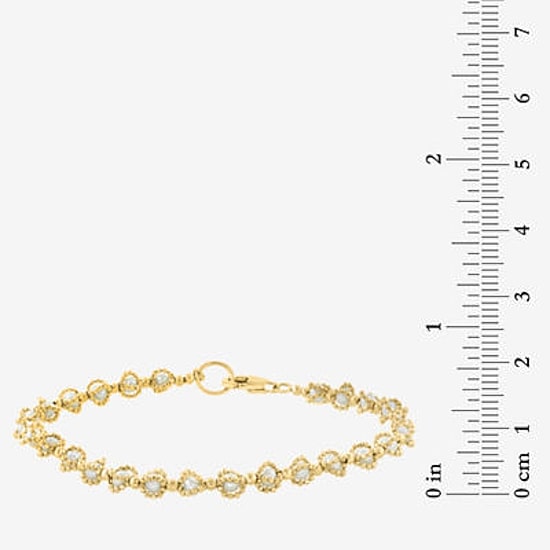 Effy Final Call Limited Quantities! Womens White 14K Gold Over Silver Strand Bracelet