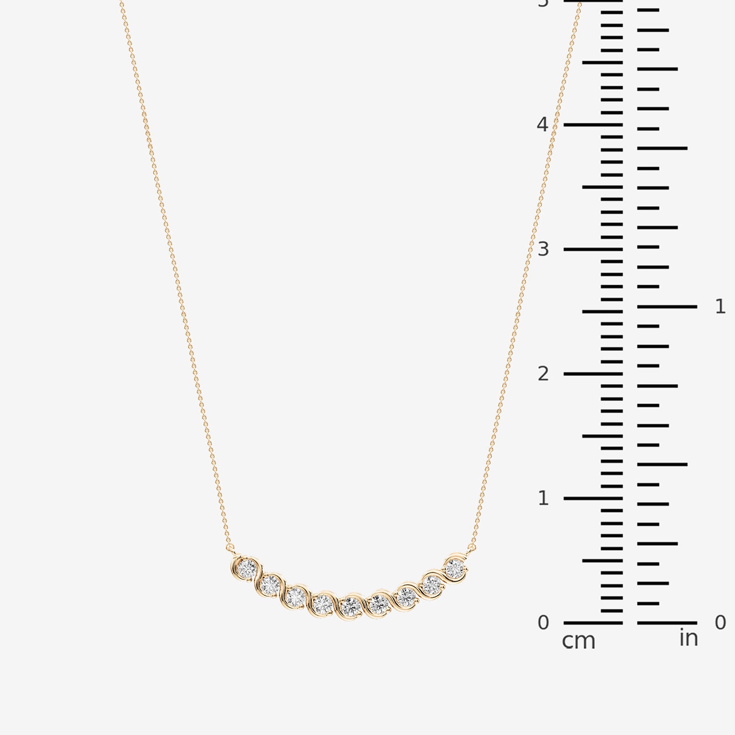 F/Si2) Womens 1/ CT. T.W. Lab Grown White Diamond 14K Gold Over Silver 18 Inch Pendant Necklace