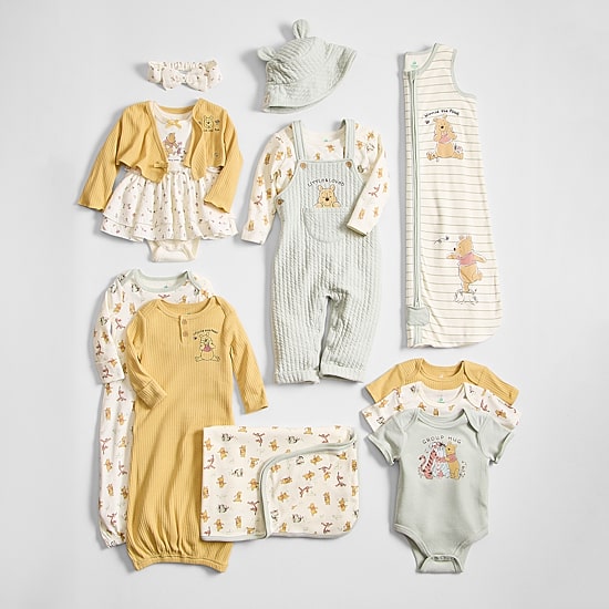 Baby Boys Winnie The Pooh Crew Neck Long Sleeve 2-pc. Nightgown