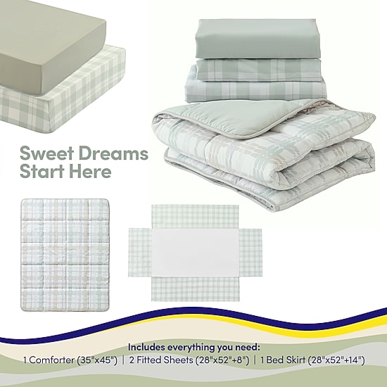 Sweet Home Collection™ Gardenia 4-Piece Floral Nursery Baby Crib Bedding Set