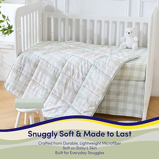 Sweet Home Collection™ Gardenia 4-Piece Floral Nursery Baby Crib Bedding Set