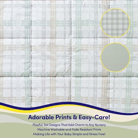 Sweet Home Collection™ Gardenia 4-Piece Floral Nursery Baby Crib Bedding Set