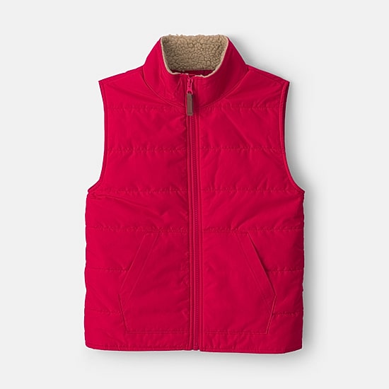 Carter's Little & Big Kid Boys Mock Neck Sleeveless Vest