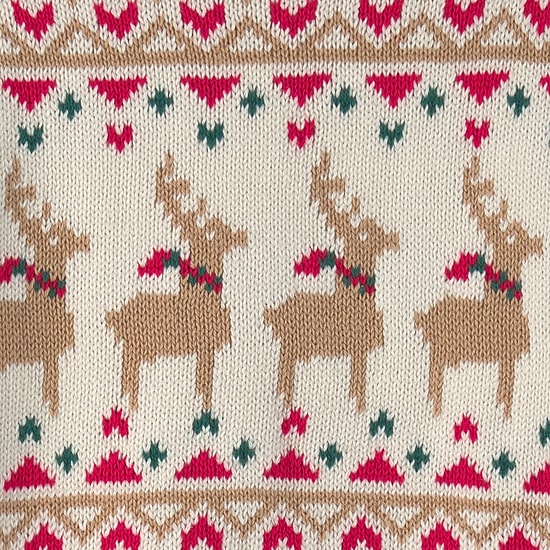 Carter's Toddler Girls Holiday Crew Neck Long Sleeve Pullover Sweater