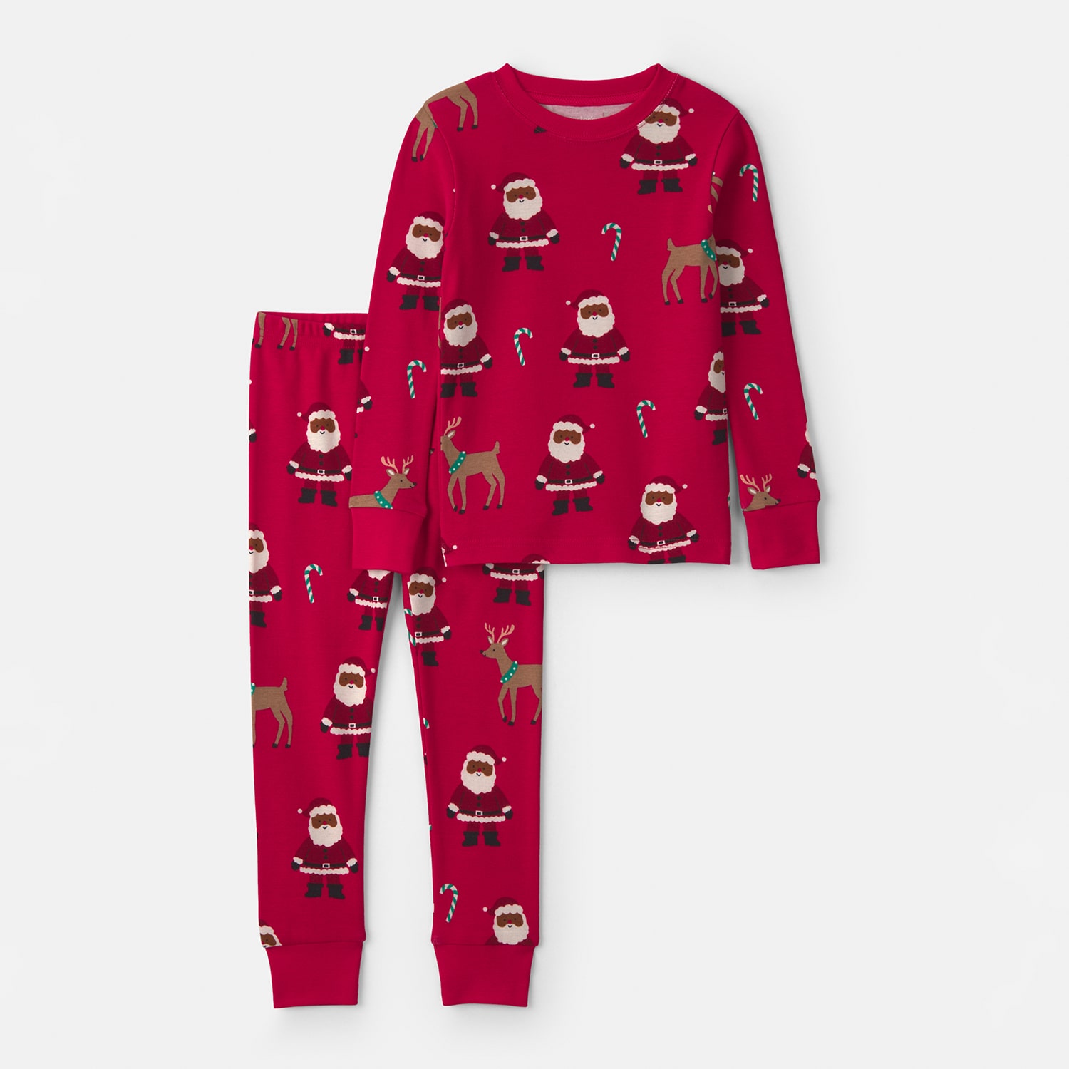 Carter's Toddler Unisex Rib Crew Neck Long Sleeve 2-pc. Pajama Set