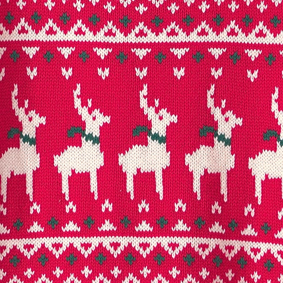 Carter's Toddler Boys Holiday Crew Neck Long Sleeve Pullover Sweater