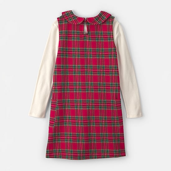 Carter's Little & Big Kid Girls Plaid 2-pc. Dress Set