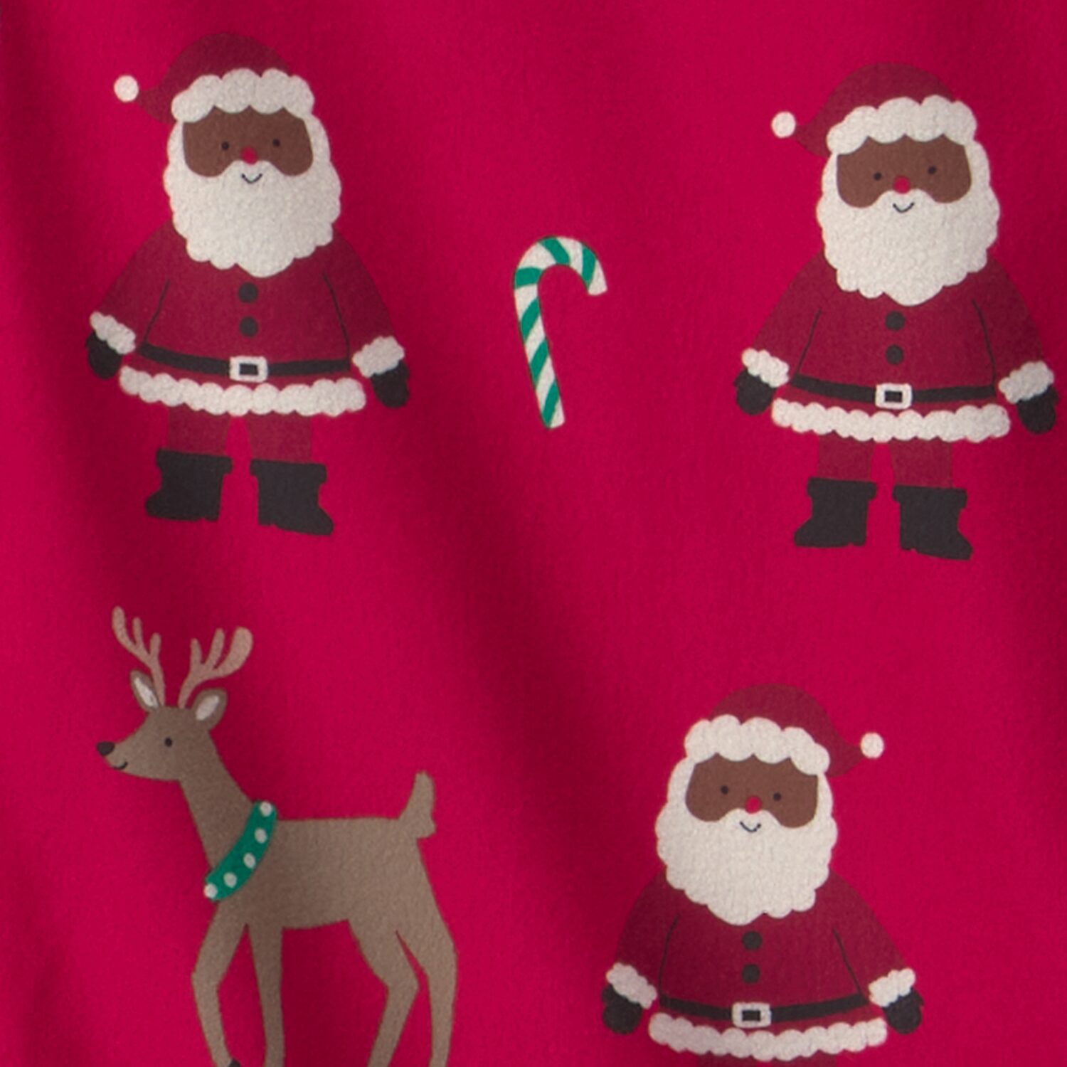 Carter's Adult Family Matching Holiday Unisex Fleece Long Sleeve 2-pc. Pajama Set