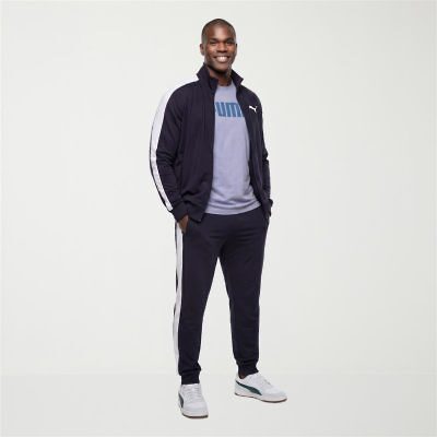 PUMA Mens Straight Mid Rise Regular Fit Big and Tall Track Pant