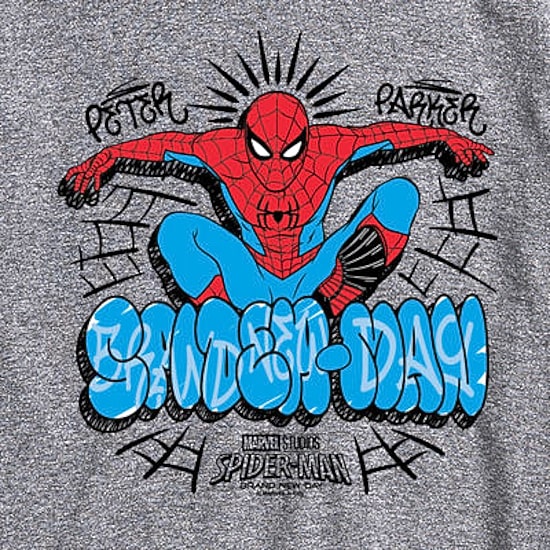 Brand New Day Peter Parker Mens Crew Neck Short Sleeve Regular Fit Spiderman Big and Tall Graphic T-Shirt