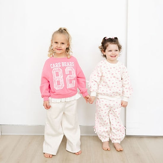 Grayson Little Toddler Girls Wide Leg Relaxed Fit Pull-On Pant
