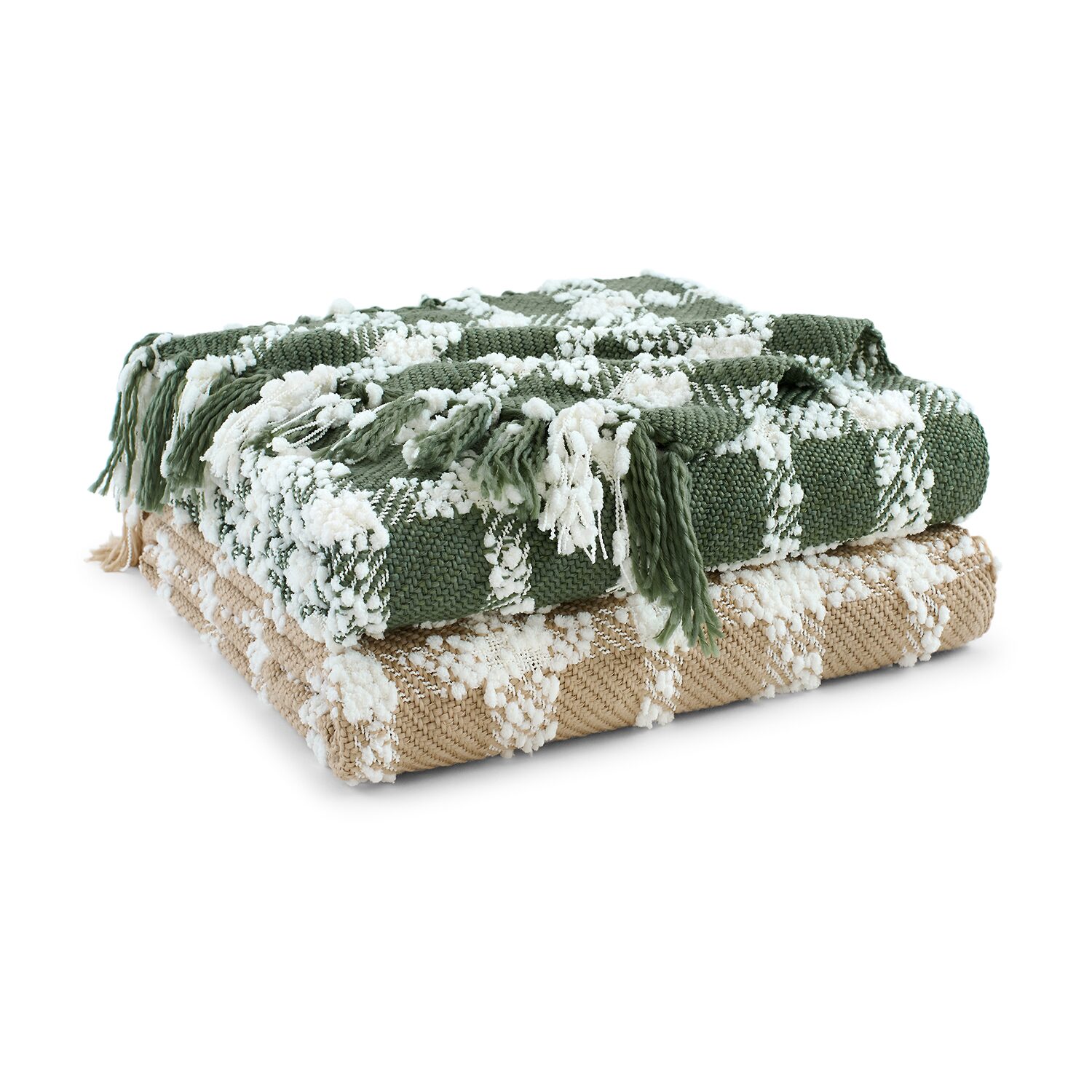 Fieldcrest Chenille Plaid Throw