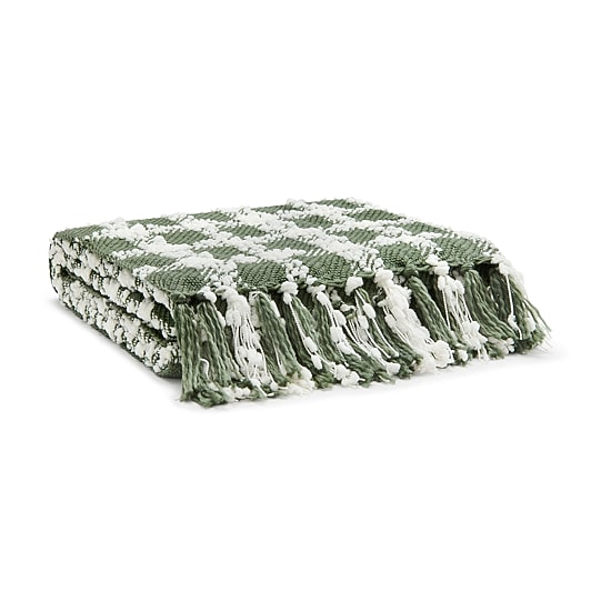 Fieldcrest Chenille Plaid Throw