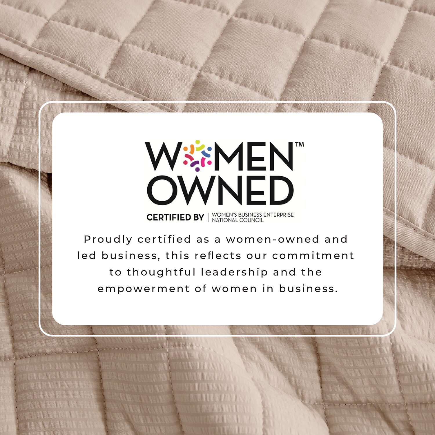 Linery Seersucker Box-Stitched Easy Care Quilt Set