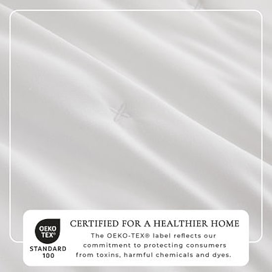 Linery Dot-Stitched Ruffled Easy Care Quilt Set